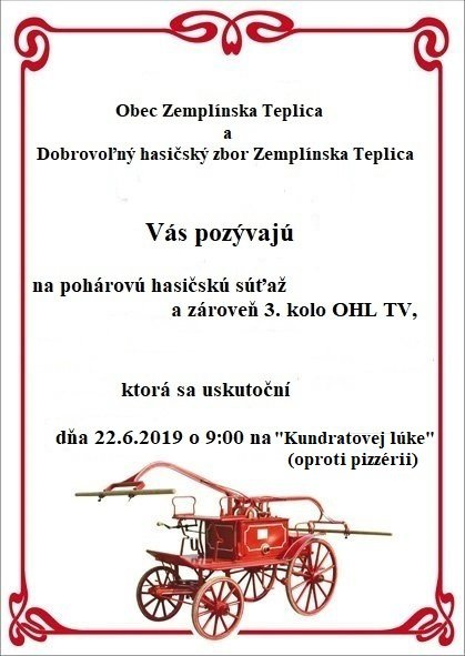Fotka - Hasičská súťaž 22. 6. 2019